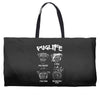 pug life Weekender Totes