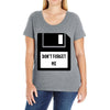 Don't Forget Me Disk Ladies Curvy T-Shirt