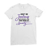 don't be jealous just because i look this good at seventy Ladies Fitted T-Shirt
