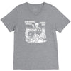 1955 old school hot rod outlaw gasser drag car blower V-Neck Tee
