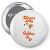 Sleeps With Bulldog Pin-back button