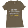health conscious nachos Ladies Fitted T-Shirt