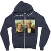 Grant Wood American Gothic Zipper Hoodie