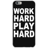 work out play hard funny iPhone 6/6s Case