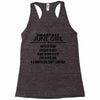 Smartass June Girl Racerback Tank