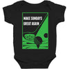 Make Sundays Great Again Shirt Baby Bodysuit