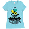 I Am Bee Actually In A Very Commited Relationship Ladies Fitted T-Shirt