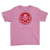 red skull logo avengers marvel comics gift Youth Tee