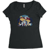 stoned in wonderland Women's Triblend Scoop T-shirt