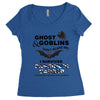 ghost &amp; goblins don't scare me! i survived carcionid cancer please sup Women's Triblend Scoop T-shirt