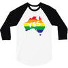 Vote Yes Australia 3/4 Sleeve Shirt