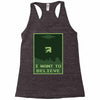 buried believer Racerback Tank