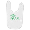 thc pot leaf molecule Baby Bibs