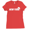 new york Ladies Fitted T-Shirt