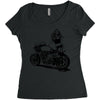 bikers Women's Triblend Scoop T-shirt