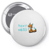 foxy nerd Pin-back button