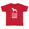 not just a dog person i'm a boxer mommy! Toddler T-shirt