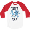 peanut butter and jelly   bff 3/4 Sleeve Shirt
