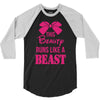 This Beauty Runs Like a Beast 3/4 Sleeve Shirt