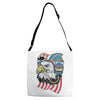 beer eagle graphic Adjustable Strap Totes