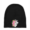 Heart And Flowers Baby Beanies