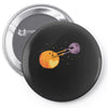 pluto hearts charon Pin-back button