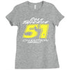 cole trickle 51 Ladies Fitted T-Shirt