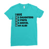 i have 2 daughter Ladies Fitted T-Shirt