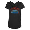 camp crystal lake Maternity Scoop Neck T-shirt