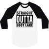 straight outta loot lake 3/4 Sleeve Shirt