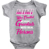 Mimi Was Created Because Need Real Heroes Baby Onesie