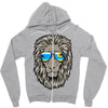 summer lion Zipper Hoodie