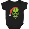 santa clous skeleton Baby Bodysuit