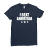 i beat anorexia Ladies Fitted T-Shirt