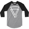 summer men casual triangle 3/4 Sleeve Shirt