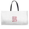 pop alphabet Weekender Totes