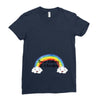 You're Looking At A Rainbow Ladies Fitted T-Shirt
