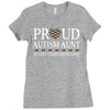 proud autism aunt Ladies Fitted T-Shirt