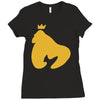 king gorilla Ladies Fitted T-Shirt