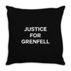 Justice For Grenfell Throw Pillow