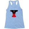 pool black red Racerback Tank