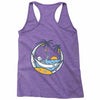 skull summer Racerback Tank