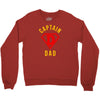 captain dad hero Crewneck Sweatshirt