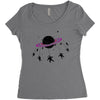 Saturn Swing Women's Triblend Scoop T-shirt