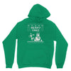 christmas funny dog &amp; snowman Hoodie
