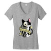 schrodinger cat tattoo Women's V-Neck T-Shirt