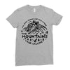 the mountains Ladies Fitted T-Shirt