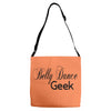 belly dance geek choose your own style dark Adjustable Strap Totes
