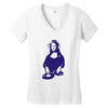 dj mona lisa Women's V-Neck T-Shirt