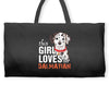 This Girl Loves Her Dalmatian Weekender Totes